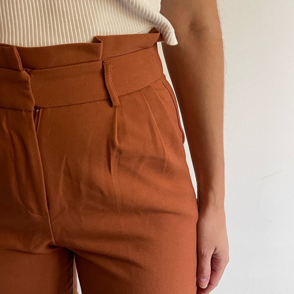 Carrot pant ocher